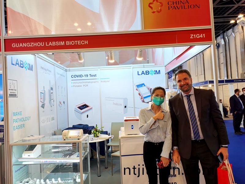 【展(zhan)會迴(hui)顧】藍勃(bo)生物(wu)精(jing)綵(cai)亮相2022 MEDLAB Middle East